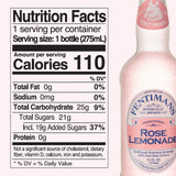 Fentimans Sparkling Rose Lemonade - Sparkling Pink Lemonade with Natural Ingredients, Mixer, Craft Soda, Botanically Brewed Lemonade - 9.3 Fl Oz (Pack of 12)