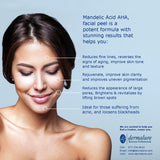 Mandelic Acid 50% AHA Alpha Hydroxy Peel Medical Strength Used For Rosacea, Cystic Acne, Blackheads, Pores, Whiteheads, Hyperpigmentation, Melasma, Age Spots, Sun Spots (1.0 fl. oz / 30 ml)