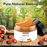 Batana Oil for Hair Growth, 100% Raw Batana Oil Prevent Hair Loss, Dr. Sebi Organic Hair Oil Repair Splitting, Drying and Injuring Hair, Natural Hair Oil for Thicker Fuller Healthier Hair-4.2 OZ