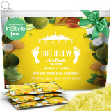 Crafts And The City SOO Jelly Pedicure Packs - Pedicure Foot Soak For Dry Feet - Moisturizing Jelly Spa Pedi Soak - Foot Spa Bath Soak Salts For Soaking -Gel To Relax Sore Feet (Arabian Jasmine)