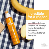 milk_shake Incredible Milk Leave-In Hair Treatment for All Hair Types - Renews Detangles and Repairs Damaged Hair