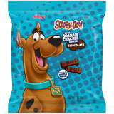 Kellogg's SCOOBY-DOO! Baked Graham Cracker Snacks, Lunch Snacks, Snack Crackers, Chocolate (40 Pouches)