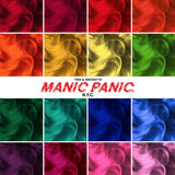 MANIC PANIC Virgin Snow Hair Toner - Classic High Voltage - Semi Permanent Blue Toner for Blonde, Bleached, Brassiness Orange Hair & Brassy Tones - Vegan, PPD & Ammonia-Free