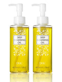 DHC Deep Cleansing Oil Medium 2 pack, Facial Cleansing Oil, Makeup Remover, Cleanses without Clogging Pores, Residue-Free, Fragrance and Colorant Free, All Skin Types, 4.1 fl. oz.