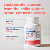 NativePath: Antarctic Krill Oil - Wild-Caught Krill Omega-3 Fatty Acids with EPA and DHA - 30-Day Supply - Supports Your Joint, Heart, Brain and Immunity - Pure Formula, No Fishy Taste