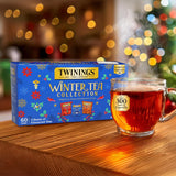 Twinings Winter Tea Collection, Limited Edition Holiday Gift Box, 20 Count (Pack of 3), Includes Christmas Tea, Winter Spice, and Gingerbread Joy, Enjoy Hot or Iced