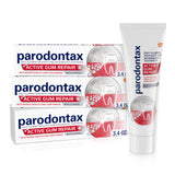 Parodontax Active Gum Repair Whitening Toothpaste for Bleeding Gums - 3x3.4 oz Tube