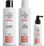 3pc Nioxin #3 Color Safe CLEANSER Conditioner TREATMENT Light Thinning Hair NIB