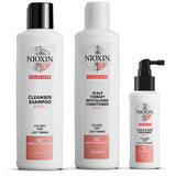 Nioxin System Kit 3, Color Treated Hair with Light Thinning, Full Size (3 Month Supply)