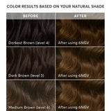 Madison Reed Radiant Hair Color Kit, Medium Golden Brown for 100% Gray Coverage, Ammonia-Free, 6NGV Tuscany Brown, Permanent Hair Dye, Pack of 2