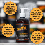 Suavecito Hair Cream 8 oz Pump Bottle Medium Shine All Day Light Hold