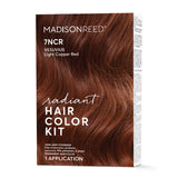 Madison Reed Radiant Hair Color Kit, Light Copper Red for 100% Gray Coverage, Ammonia-Free, 7NCR Vesuvius Red, Permanent Hair Dye, Pack of 1