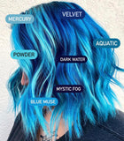 PULPRIOT Semi Permanent Hair Color 4oz (Neon Blue Muse)