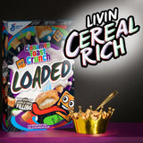 Cinnamon Toast Crunch Loaded Cereal, Cinnamon Sugar Cereal With Artificially Flavored Vanilla Crème Filling, Made With Whole Grain, Large Size, 13 oz