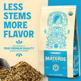 2 LB Organic Loose Leaf Yerba Mate, Premium Medium Cut, 100% Organic, Aged and Unsmoked, Traditional, Sustainably and Ethically Farmed in Brazil