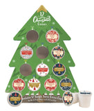 Christmas Cocoa Gift 12 Single Serve Keurig Compatible K CUPS Hot Chocolate Pods Advent Calendar For Adults or Kids Assortment- Holiday Cocoa Gift Box Set - Best Xmas Present Idea/Stocking Stuffer (Hot Chocolate)