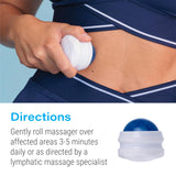 Lymphatic Drainage Massager, Massage Roller Ball, Fibro Roller for Fibrosis Treatment, Liposuction, 360 Lipo, Tummy Tuck & BBL Post Surgery Recovery, Foot & Neck Massager, Body Roller