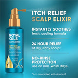 Head & Shoulders Scalp Elixir Treatment, Instant Soothe, Anti Dandruff, Royal Oils Collection with Cooling Menthol and Peppermint oil, 4.2 fl oz