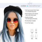 Keracolor Clenditioner SILVER BLUE Hair Dye - Semi Permanent Hair Color Depositing Conditioner, Cruelty-free, 12 Fl. Oz.