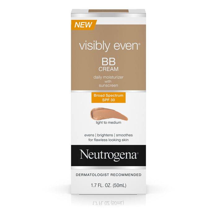 Neutrogena Visibly Even BB Cream Fair To Light, 1.7 Fluid Ounce