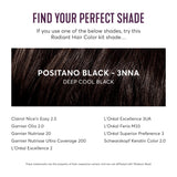 Madison Reed Radiant Hair Color Kit, Darkest Brown Black for 100% Gray Coverage, Ammonia-Free, 3NNA Positano Black, Permanent Hair Dye, Pack of 2