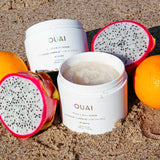 OUAI Scalp & Body Scrub, St. Barts - Exfoliating Body Scrub with Sugar & Coconut Oil Blend for Smooth, Moisturized Skin - Gentle Scalp Scrub for Removing Product Build Up (8.8 Oz)