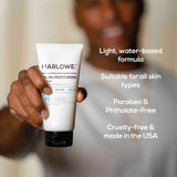 MARLOWE. No. 123 Men's Facial Moisturizer 6 oz, Lightweight Daily Face Lotion for Men, Includes Natural Extracts to Hydrate, Soothe & Restore, Light Aloe Citron Scent