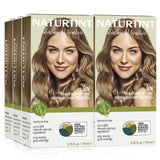 Naturtint Permanent Hair Color 8N Wheat Germ Blonde (Pack of 6), Ammonia Free, Vegan, Cruelty Free, up to 100% Gray Coverage, Long Lasting Results