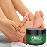 Tea Tree Oil Foot Cream For Dry Cracked Heels Repair - Natural Foot Cream For Dry Cracked Feet, Heel Balm & Foot Moisturizer For Healthy Feet - Athletes Foot Treatment Foot Lotion