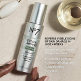 No7 Future Renew Damage Reversal Serum - Anti-Aging Face Serum for Glowing Skin - Hyaluronic Acid + Niacinamide for Skin Damage Reversal - Dermatologist-Approved, Suitable for Sensitive Skin (50ml)