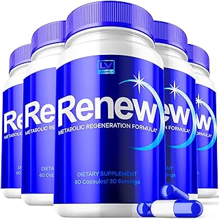 5 Pack - Renew, Renew Capsules, Renew Pills, Renew Capsules Advanced, 300 Capsules for 5 Months