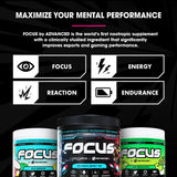 Advanced Focus Fruit's Cherry Limeade - Focus and Concentration Formula with NooLVL - Mental Clarity & Energy Boost for Gaming, Work & Study - Sugar Free & Keto Friendly - (40 Servings)