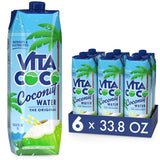 Vita Coco Coconut Water Original, 33.8 Fl Oz (Pack of 6)