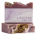 Cellar Door Bath Supply Co. Natural Bar Soap, 3 Bar Variety Pack - Lavender Fields, Tea Tree & Charcoal, Eucalyptus Spearmint