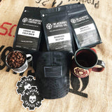 BLACK COFFEE Co. Morning Reaper Medium Roast Coffee, Aromatic, Bold, Strong & Super Smooth Flavor, Fresh Roasted in the USA – 12oz Bag (Whole Bean Coffee)