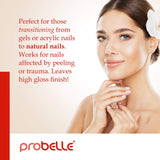 Probelle Nail Strengthening Formula, Nail Growth & Conditioning, Stops Splits, Chips, Cracks & Strengthens Nails, Clear