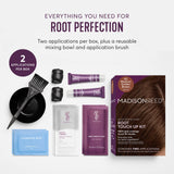 Madison Reed Root Perfection Permanent Root Touch Up, Medium Golden Brown 6G Dervio, 10 Minutes for 100% Gray Root Coverage, Ammonia-Free Hair Dye, Two Applications