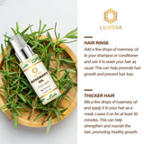 LILIVERA Hair Growth Serum, Rosemary Oil for Hair Growth, Hair Loss Treatment, Hair Oil for Dry Damaged Hair and Growth, Hair Growth Products for Women, Stimulates Hair Growth for hair thickener, Nourishes The Scalp, Improves Scalp Circulation 2.02 Oz