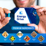 Energy Drive, Endurance and Energy Support for Sports Nutrition (10 Count)