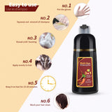 COSMTEK MEIDU Hair Color Shampoo Brown Hair Dye Shampoo for Women & Men 3 in 1- Coloring Shampoo in Minutes 500ML…