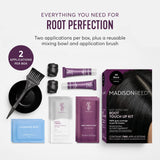 Madison Reed Root Perfection Permanent Root Touch Up, Black 3N Corato, 10 Minutes for 100% Gray Root Coverage, Ammonia-Free Hair Dye, Two Applications