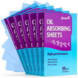 ZOROM'S Premium Oil Absorbing Sheets for Face - 6 pack (300 sheets) - Makeup Friendly Oil Blotting Sheets for Face - Blotting Papers for Face with Oily Skin