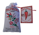 CHILI-TRADE KFT. Hungarian Sweet Paprika (50g/1.76oz) in Traditional Folk Canvas Bag, Imported From Hungary