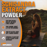 BULKSUPPLEMENTS.COM Schisandra Extract Powder - Schisandra Supplement, from Schisandra Berries - Herbal Extract, Gluten Free - 1000mg per Serving, 250g (8.8 oz) (Pack of 1)