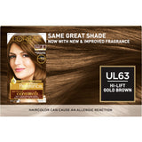 L'Oreal Paris Superior Preference Fade-Defying + Shine Permanent Hair Color, U163 Hi-Lift Golden Brown, Pack of 2, Hair Dye