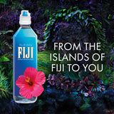 FIJI Natural Artesian Bottled Water 700mL / 23.7 Fl Ounce (Pack of 12) - Sports Cap - 100% Natural Electrolytes