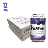 Humm Kombucha Blackberry - Organic, Vegan & GMO-Free (12 Pack)