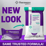 Theraworx Protect 60-Count Wipes for Daily Urinary Health and Hygiene Care