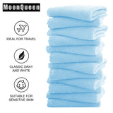 Microfiber Facial Cloths Fast Drying Washcloth 12 Pack - Premium Soft Makeup Remover Cloths - Aquamarine