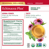 Traditional Medicinals Tea, Organic Seasonal Care Variety Pack, Throat Coat Tea, Echinacea Tea, Breathe Easy Tea with Eucalyptus to Support Respiratory Health, 96 Tea Bags, (6 Pack)